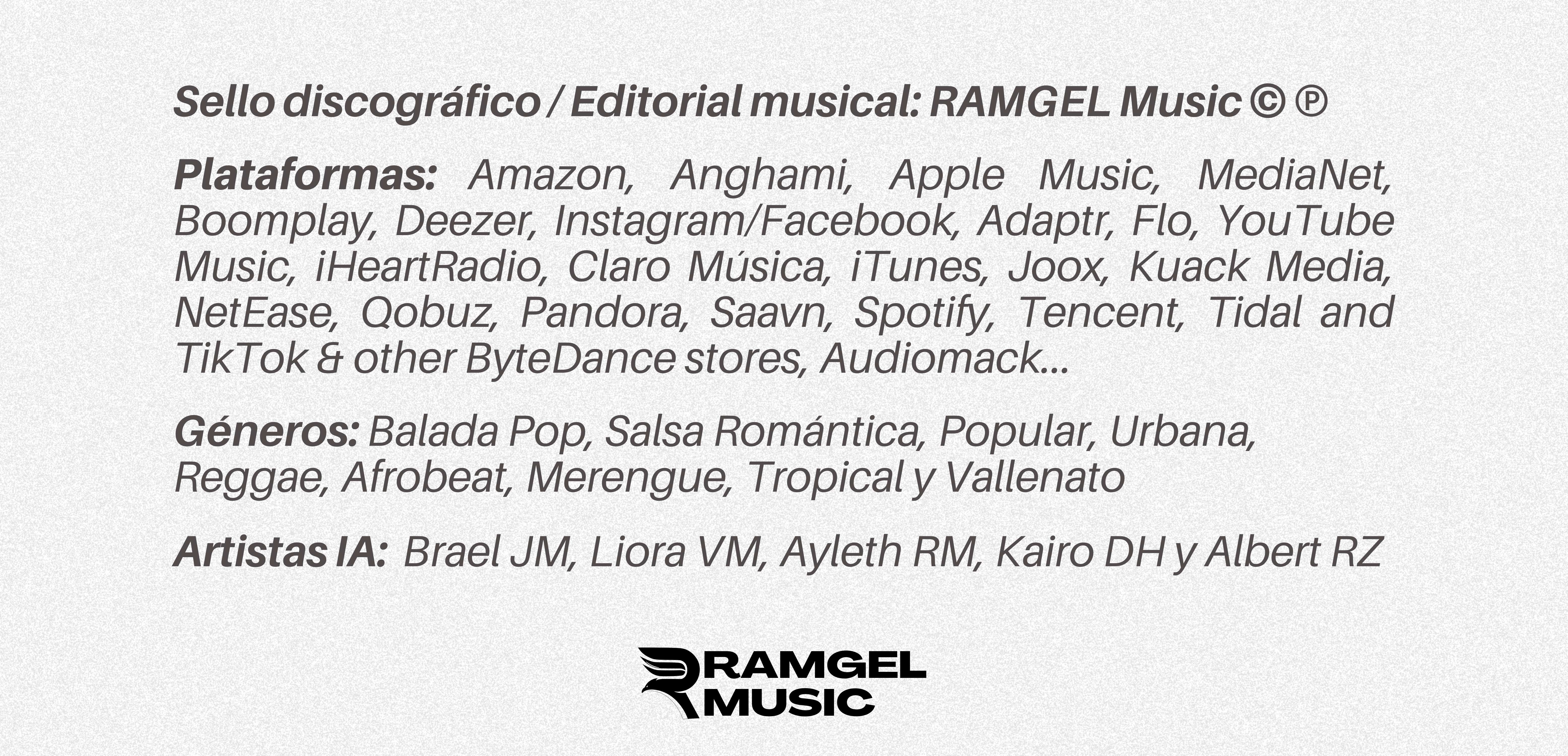 RAMÍREZ & RANGEL EAGLES (RAMGEL MUSIC) - Foto 1
