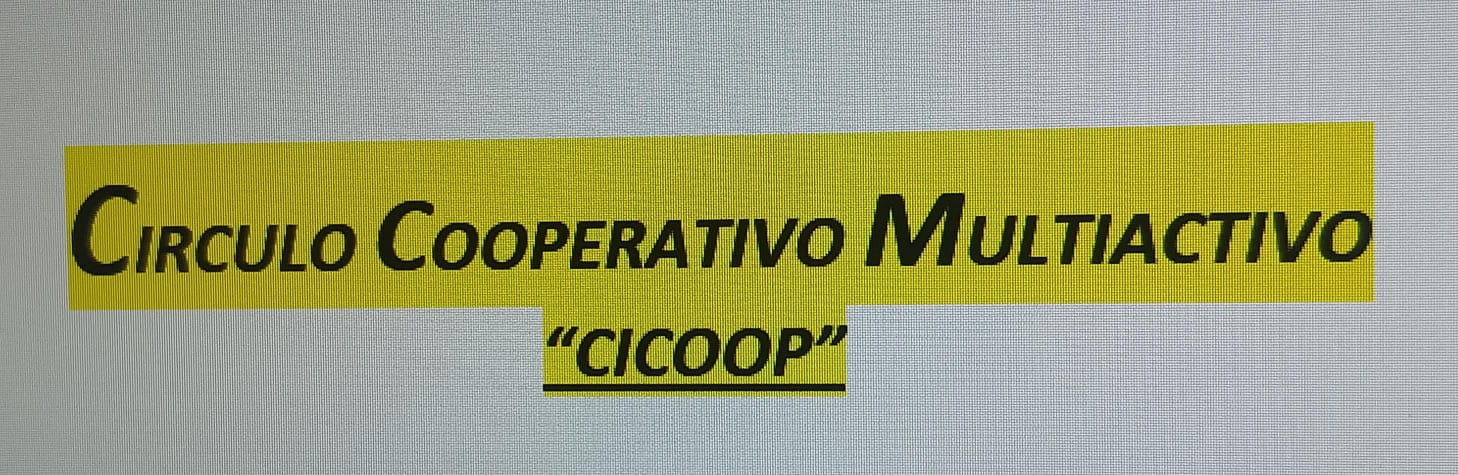 Circulo cooperativo multiactivo "cicoop'