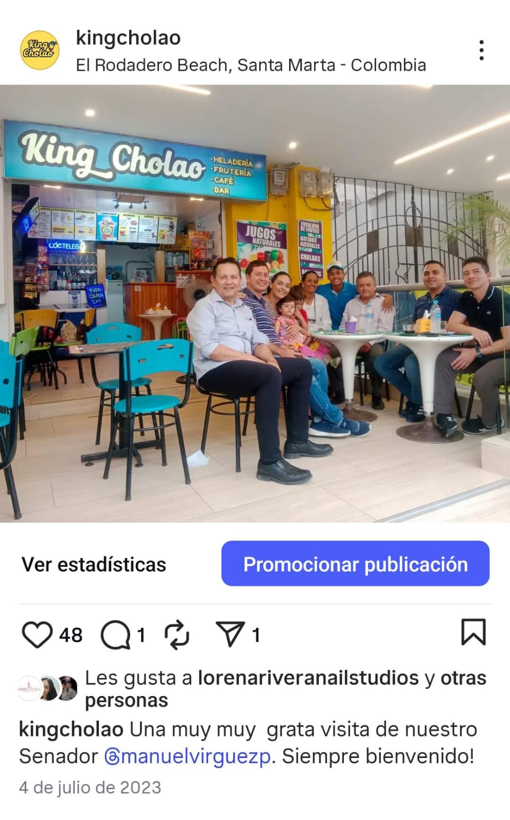 FRUTERIA HELADERIA KING CHOLAO - Foto 2