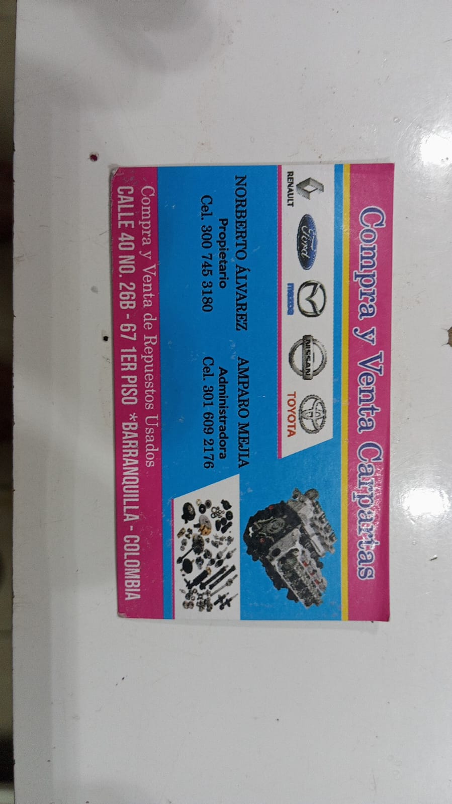 Compra ventas Carpartes